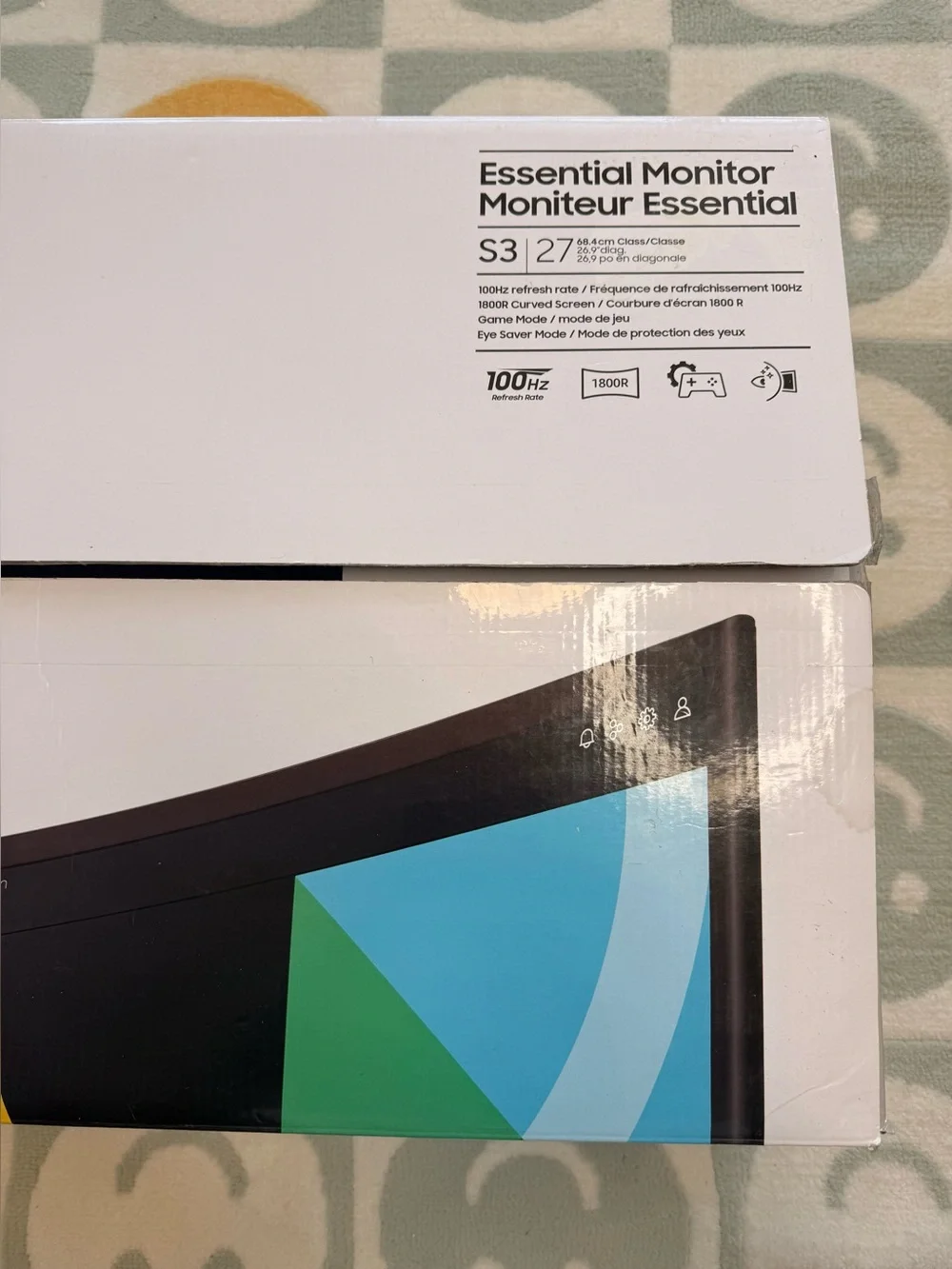 Samsung Essential Monitor S3 27 Curved 100Hz Gaming Monitor